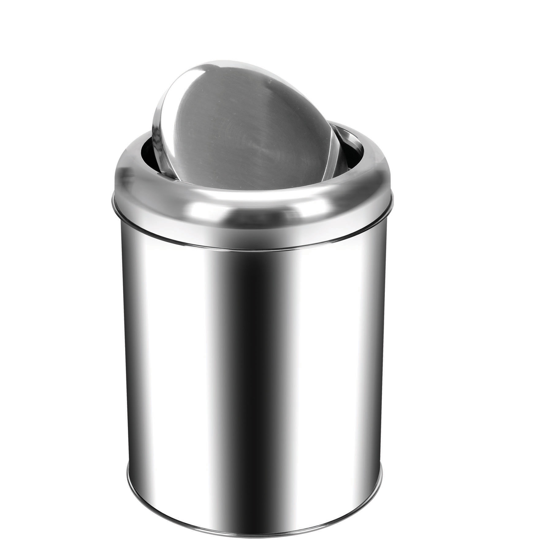 Cos inox cu capac batant 32 litri